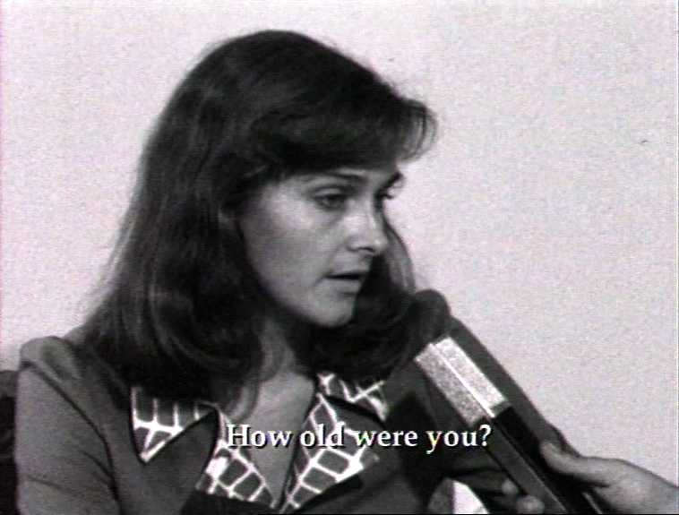 Intervista (Finding the Words). 1998 Single-channel video and stereo sound Photo: Courtesy the artist and Ideal Audience International, Paris; Galerie Chantal Crousel, Paris; Esther Schipper, Berlin; Galerie Rüdiger Schöttle, Munich