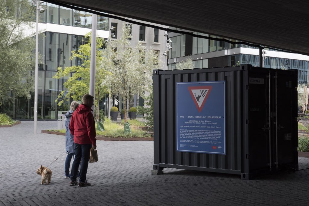 Rats, The Secret Soundscapes of the City, 2019. Ten-channel sound installation commissioned by Munchmuseet on the Move and nyMusikk, Oslo, 2016. Photo: Jana Winderen.