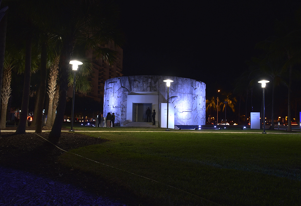 Jana Winderen hydrophone recording for the project The Art of Listening: Under Water, 2019. The twenty-two-channel sound installation at the Rotunda in Collins Park, Miami Beach was commissioned by Audemars Piguet for Art Basel, Miami, 2019. Made in collaboration with Tony Myatt. Photo: Jana Winderen